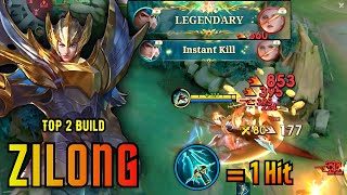Download lagu ATTACKSPEED   BURST DAMAGE ZILONG GAMEPLAY - Top Global Build zilong - Zilong vs Fredrinn ~ MLBB mp3