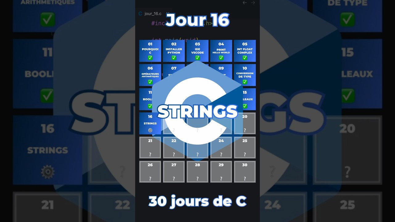 Les chaines de caractères (strings) en C
