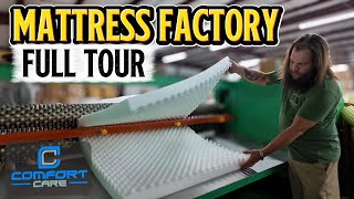 ¿Cómo se fabrican los colchones? El proceso completo, de principio a fin.