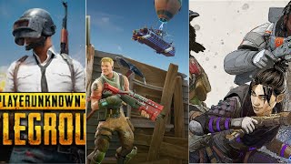 無観客 バトロワトライアスロン　PUBG→フォートナイト→Apex