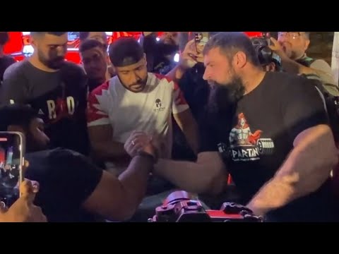 VITALY LALETIN VS BAHRAIN'S STRONGEST ARMWRESTLER