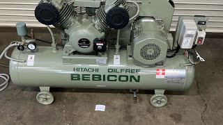 日立産機システム 2.2kwコンプレッサー 2.2OP-9.5GB5の動画サムネイル