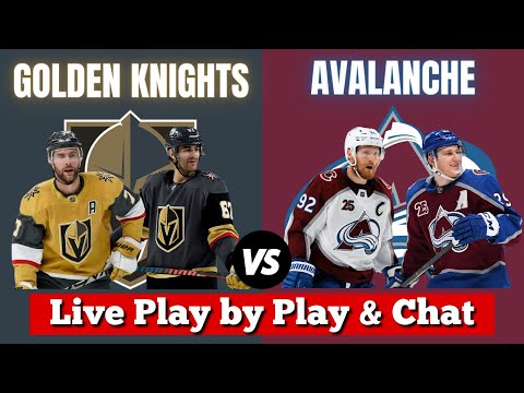 Vegas Golden Knights vs Colorado Avalanche Live NHL Preseason Play by Play & Chat