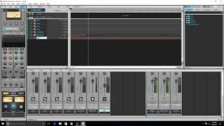 Cakewalk Sonar X3 + X-Touch Compact for the Blind demo: recording and basic  mixing | Tutorial