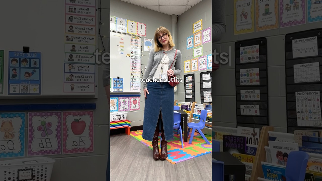teacher outfits i wore this week | OUTFIT INSPO 🍎❤️ #teacher #outfitideas #outfit #teachers