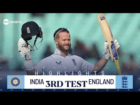 India vs England 3rd Test (Day 2) 🏏 | Ben Duckett's 133* leads fightback 👊 | TNT Cricket Highlights
