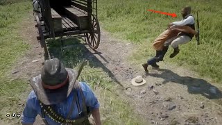 The Proper Way to Free a Prisoner from Lawmens - RDR2