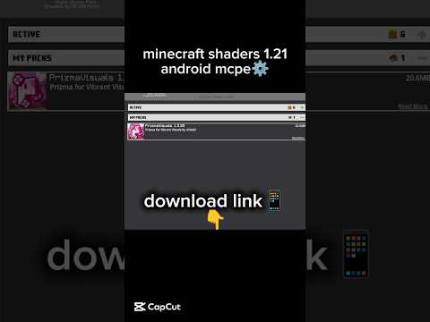minecraft shaders 1.21 android📱|minecraft shaders download link android #minecraft #shorts #shaders