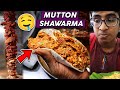 Mutton Shawarma🔥 Sapida polaam ah Friends?😂🙊 | Idris Explores | Food Review Tamil | #Shorts
