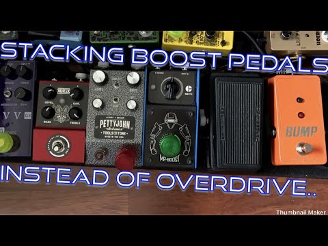 🎸Kevin’s Guitar Gear🎸 Stacking BOOST PEDALS instead of Overdrive