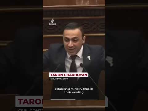 Armenian parliament turns into a boxing ring, third time in a month | AJ #shorts