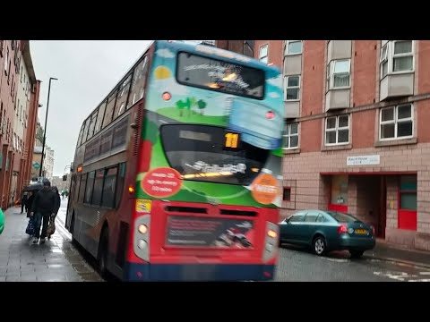 Stagecoach Busways: Dennis Trident ADL Enviro400 19385/NK58 AEZ on the 11