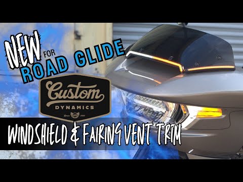 FIRST LOOK 👀 LED Windshield & Fairing Vent Trim Lights for Road Glide Motorcycles!