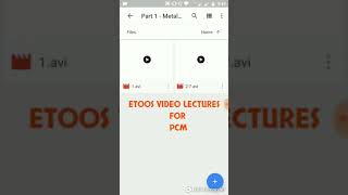 Etoos videos lectures of pcm for iit jee