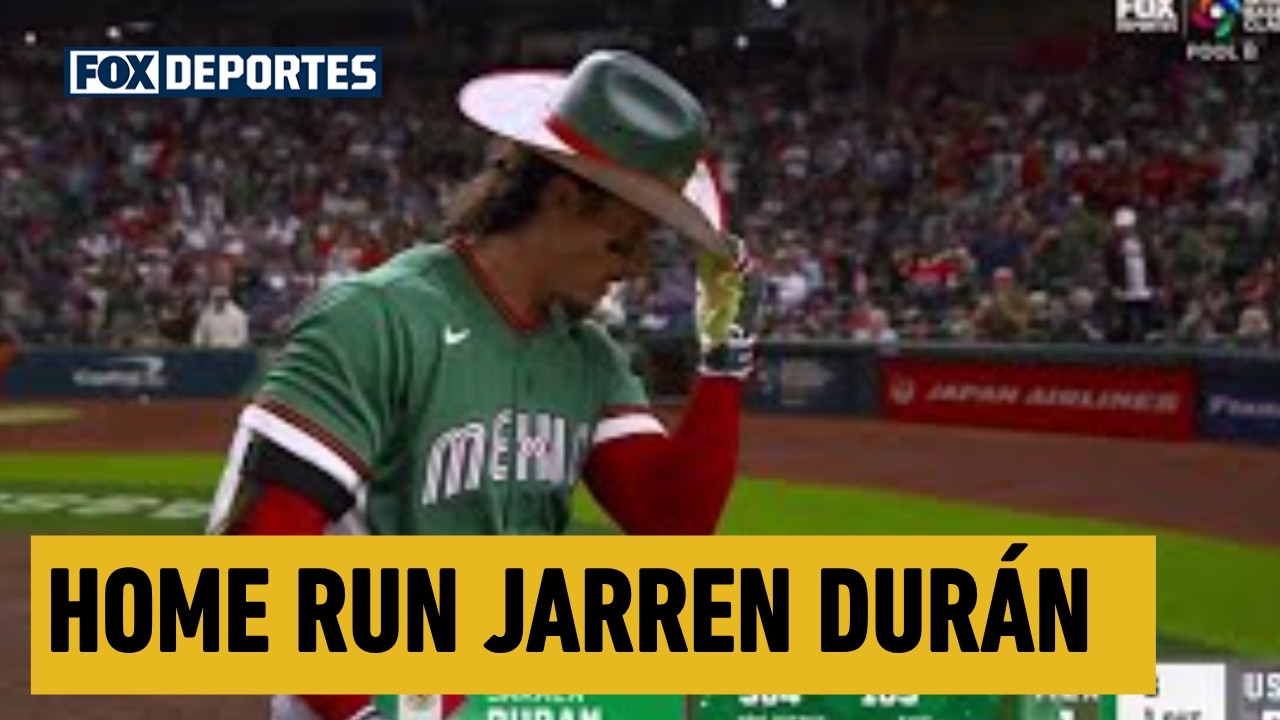 🇲🇽🙌 HOME RUN Jarren Durán | México 1-5 USA | WBC 2026
