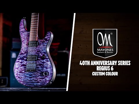 Peach Picks | Mayones 40th Anniversary Series Regius 6 Custom Colour