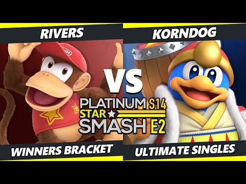 PSS S14:E2 - Rivers (Diddy Kong) Vs. KornDog (Dedede) SSBU Ultimate Tournament
