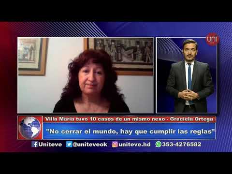 Ortega explicó sobre los últimos contagiados en Villa María