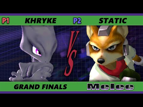 S@X 430 GRAND FINALS - Khryke (Mewtwo) Vs. Static [L] (Fox) Smash Melee - SSBM
