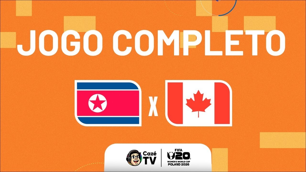 JOGO COMPLETO: COREIA DO NORTE X CANADÁ | COPA DO MUNDO FEMININA SUB-20 FIFA 2026 | QUARTAS DE FINAL