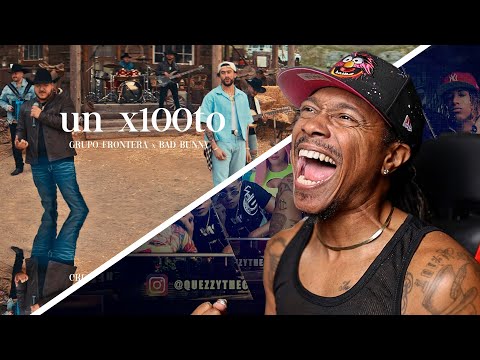 Grupo Frontera x Bad Bunny - un x100to (EL Afroamericano Reaccionando)