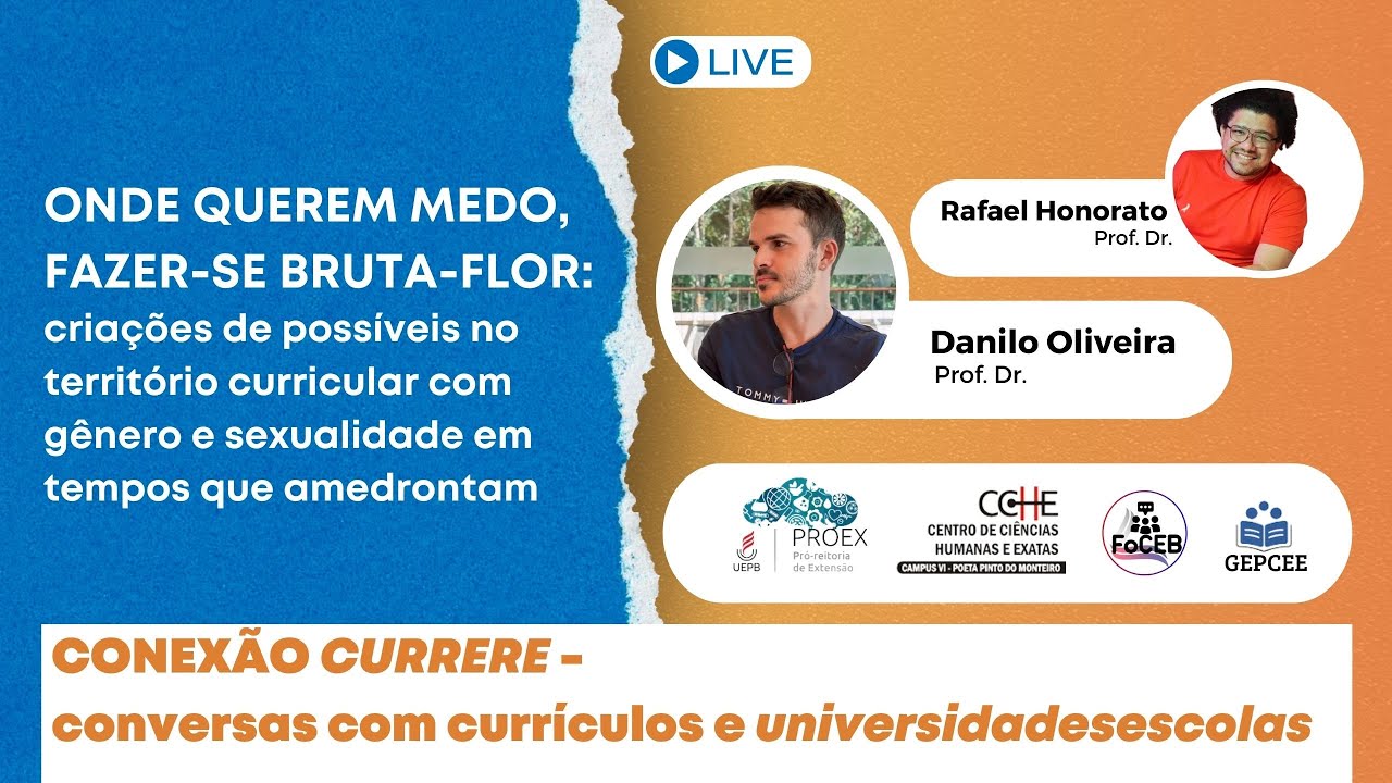 III Encontro do Fórum de Currículo para a Educação e do Projeto de Extensão "CONEXÃO CURRERE"
