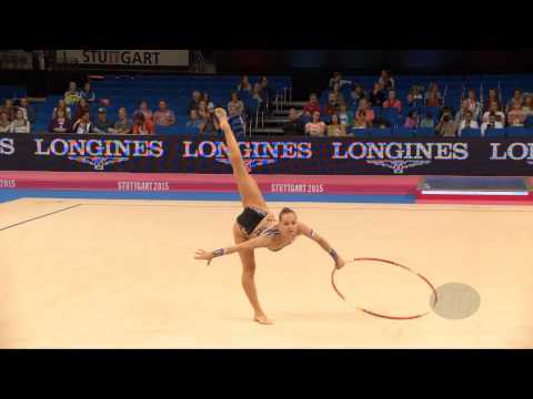 BOGDANOVA Viktoria (EST) – 2015 Rhythmic Worlds, Stuttgart (GER), Qualifications Hoop