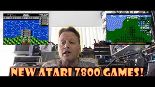 New Atari 7800 Games (Tiger Heli & Counter Measure 2)