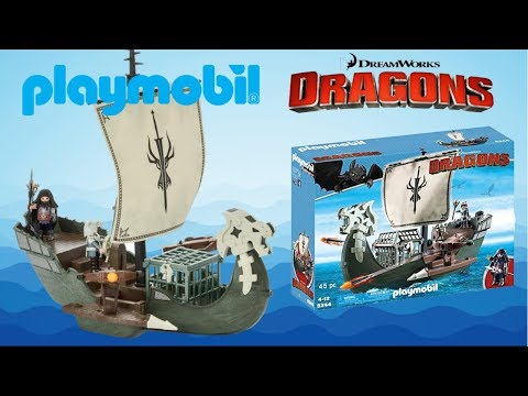 Playmobil Dragons Dreamworks Drago's Ship 9244 How to Train your Dragon Toys