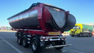 Kel-Berg Asphalt tipper trailer / Asphalt-Kippanhänger / tipper semi-trailer for sale - Image 4 | Autoline Kel-Berg Asphalt tipper trailer / Asphalt-Kippanhänger / tipper semi-trailer | Image 4 - Autoline