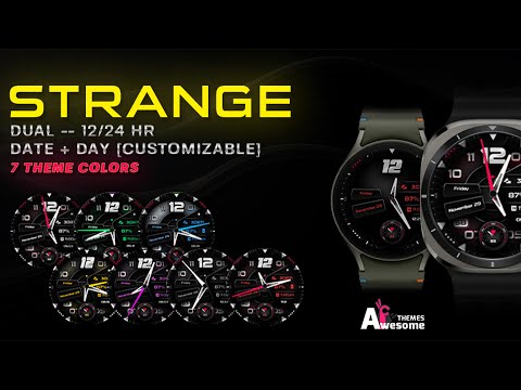 STRANGE - Dual Watch Face video thumbnail