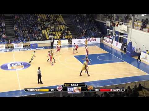 Aldaris LBL playoff: BK Ventspils - BK Jēkabpils 3.spēle LIVE