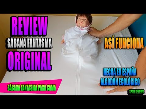Así funciona la auténtica Sábana Fantasma para cama 80-90 x 200 cm de algodón ecológico