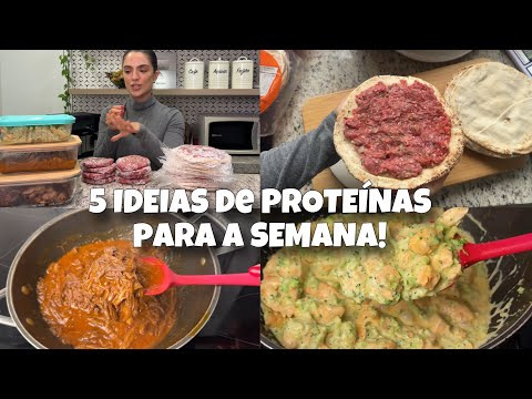 HOW TO PREPARE PROTEIN FOR THE WEEK | Easy, healthy recipes and freezable snacks