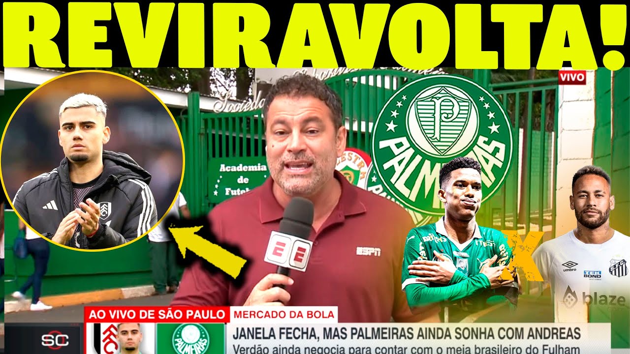 TERÇA AGITADA NO PALMEIRAS! NICOLETTI TROUXA A INFORMAÇÃO DE ANDREAS PEREIRA E...''