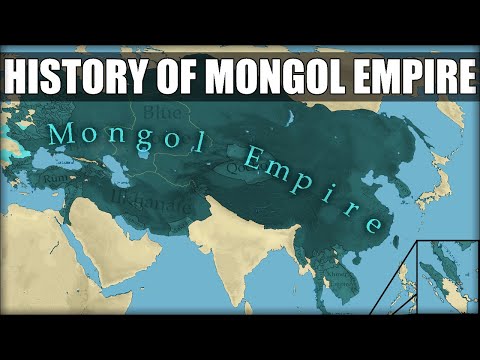 History of Mongol Empire every year