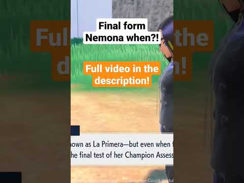 Final form Nemona when?! #pokemonscarletandviolet  #shorts