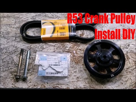 R53 Mini Cooper S Alta 2% Overdrive Pulley Install