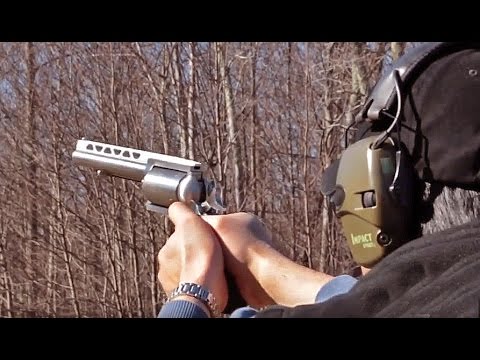 Clay Target Shooting with Magnum Research BFR .45 Colt .410 caliber