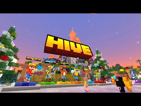 EPIC Minigames in THE HIVE! | Minecraft Bedrock
