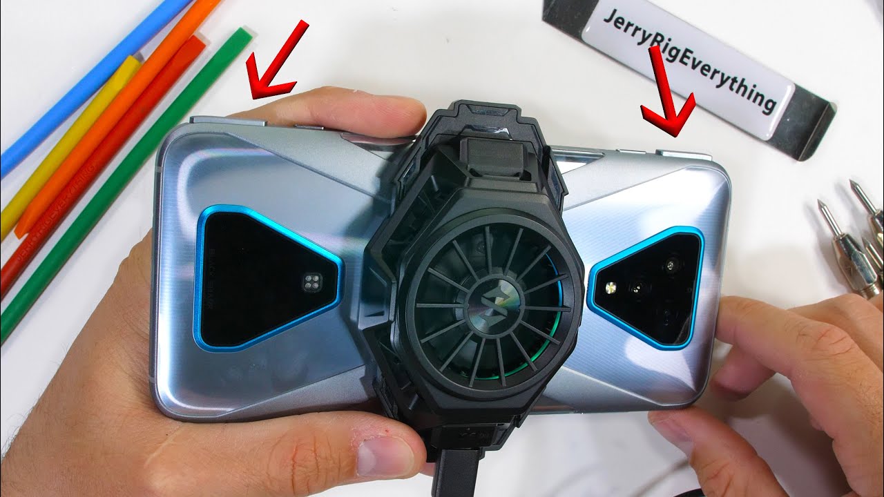 Pop-Up Buttons AND Active Cooling?! - Black Shark 3 Pro Durability Test!