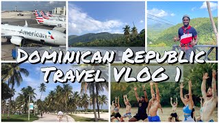 TRAVEL WITH ME To The Dominican Republic 2021 |Airport Vlog |TRAVEL VLOG Part 1
