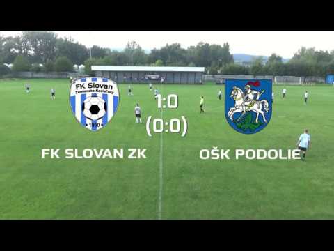 FK SLOVAN ZK 1:0  OŠK PODOLIE