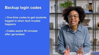 Solve student login issues with Clever backup login codes