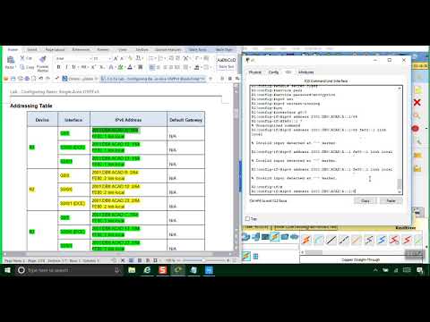 Lab Configuring Basic Single Area OSPFv3 2