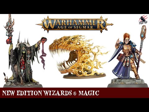 AGE OF SIGMAR NEW EDITION MAGIC WIZARDS SHAMANS & PRIESTS! Warhammer Dominion Magic Models & Updates
