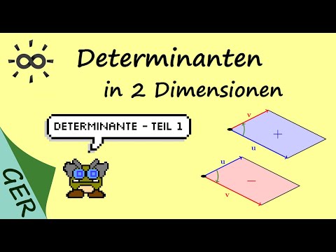 Determinanten Teil1 Determinante in 2 Dimensionen
