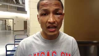 AARON MARTINEZ POST FIGHT INTERVIEW 10/14/15! ALEXANDER VS MARTINEZ POST FIGHT PBC ON ESPN!