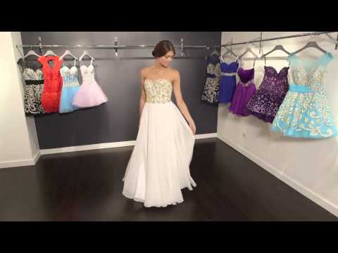 White Sweetheart Prom Dress 79136 | Jovani