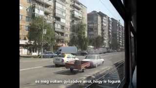preview picture of video 'Villamossal Tavirózsába, és vissza / To Nufărul and back with the tram'